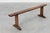 Rustic Farmhouse Bench in Oak, France, 1820s For Sale - Image 10 of 11