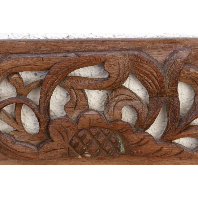 19th Century Rustic Botanical Antique Relief Wall Art For Sale - Image 5 of 7