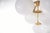 AERIN for Visual Comfort Signature Cristol Tiered Chandelier in Hand-Rubbed Antique Brass with White Strie Glass For Sale In Houston - Image 6 of 11