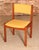 Wood Vintage Danish Teak Dining Chairs with Yellow Fabric Upholstery, 1970s, Set of 4 For Sale - Image 7 of 12