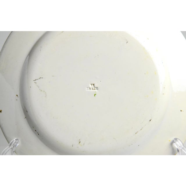 Early 19th Century French Creil Cabinet/Wall Plates- Set of 4 For Sale In Los Angeles - Image 6 of 8