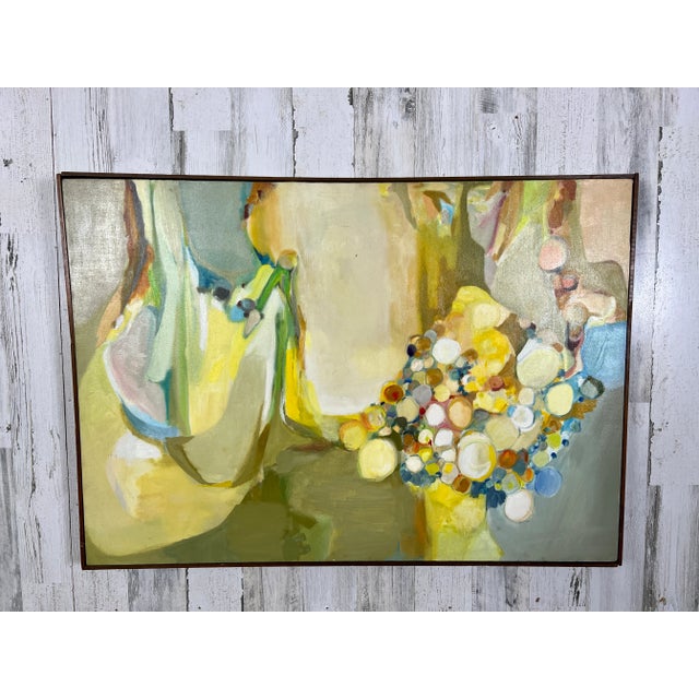 Abstract Oil on Canvas For Sale - Image 9 of 13