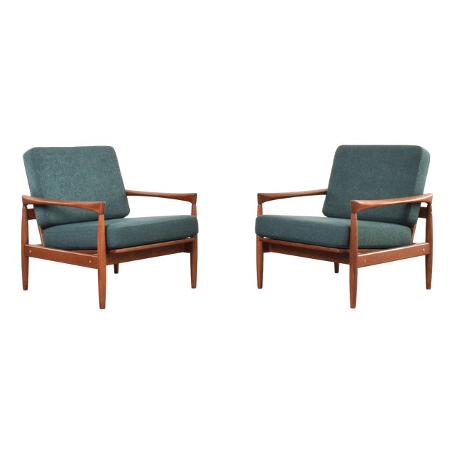 Mid-Century Kolding Lounge Chairs by Erik Wørts for Ikea, 1960s, Set of 2 For Sale