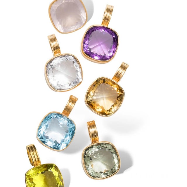 Contemporary Blue Topaz Enhancer, (53 ct Blue Topaz) For Sale - Image 3 of 3