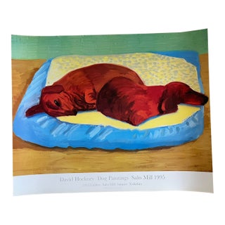 David Hockney, Dog Paintings 43 Salts Mill 1995. 1853 Gallery Salts Mill Saltaire Yorkshire, Copyright David Hockney, Printed in Uk For Sale