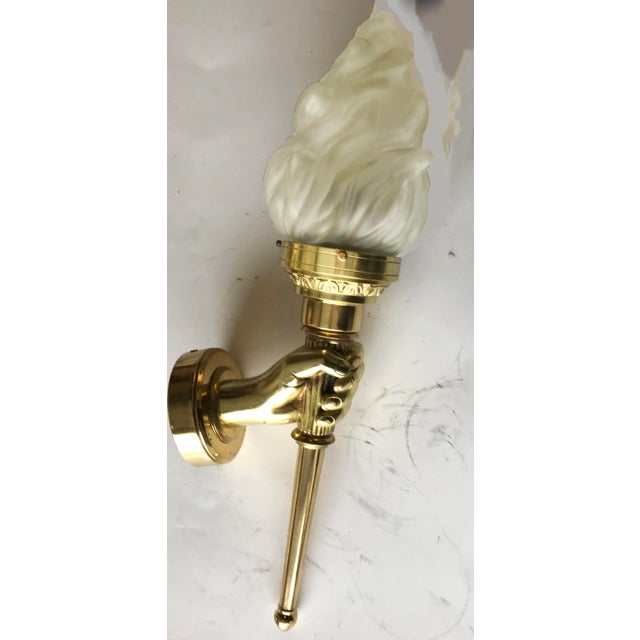 1950s Vintage French Maison Bagues Sconces. A Pair For Sale - Image 5 of 6