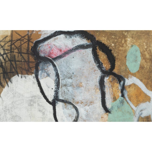 Contemporary Dean Nimmer, Mixed Media Abstract Modernist Painting Dean Nimmer, 2000 For Sale - Image 3 of 5