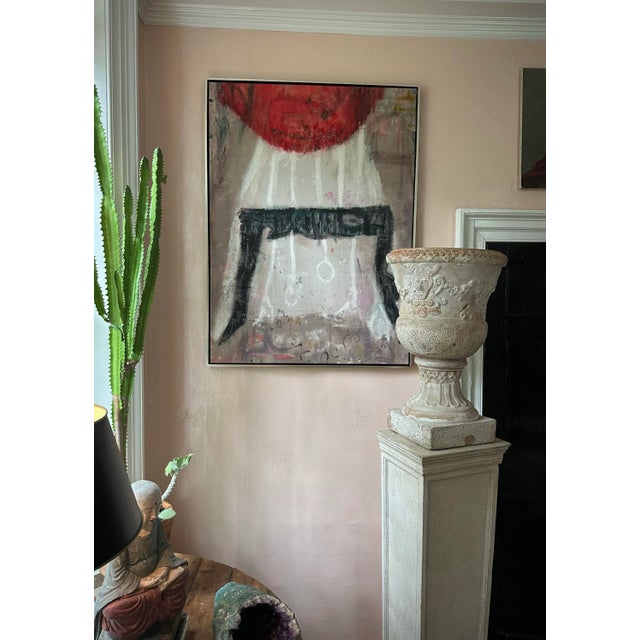 Abstract A Modern Abstract Painting by Roderick Coles For Sale - Image 3 of 12