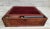 19th C. English Mahogany Campaign Style Portable Lap Desk Writing Box For Sale In Dallas - Image 6 of 11