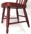 Cute Mid 1800s Antique American Small Childs Chair for Earl - Nice Original Red Hand Painted Features For Sale - Image 9 of 13
