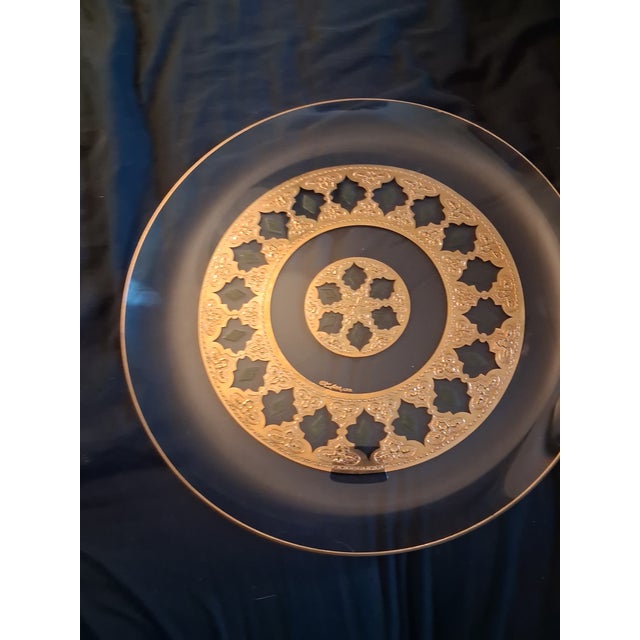 Mid-Century Modern Vintage Mid-Century Modern Culver Ltd. Valencia Serving Platter Tray For Sale - Image 3 of 12