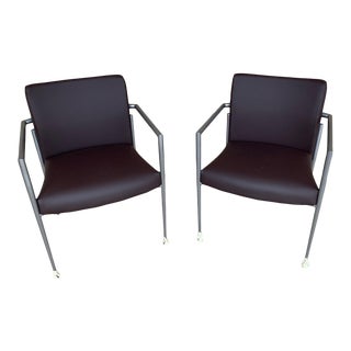 Cortona Guest Staking Chairs Designed by Joe Ricchio for Hbf - a Pair For Sale