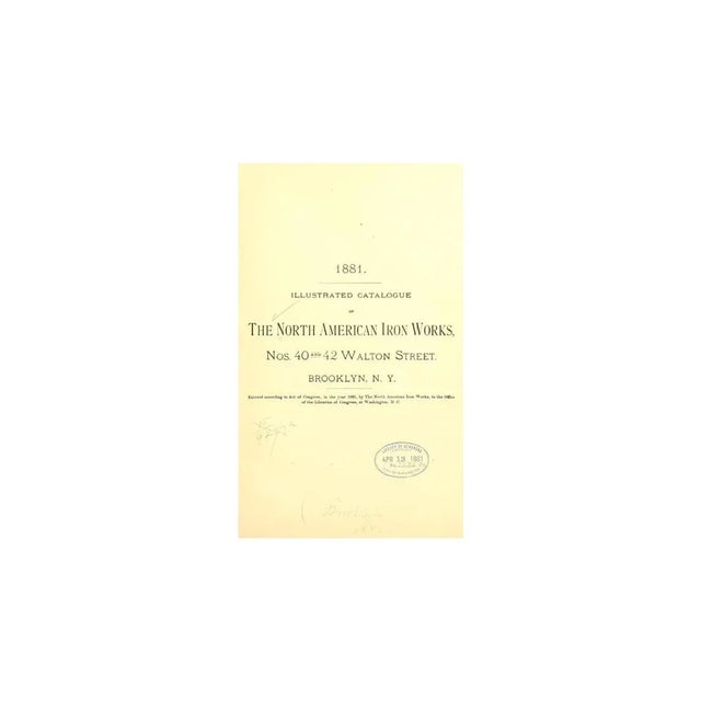 Victorian 19th Century Garden Bench by North American Iron Works For Sale - Image 10 of 10