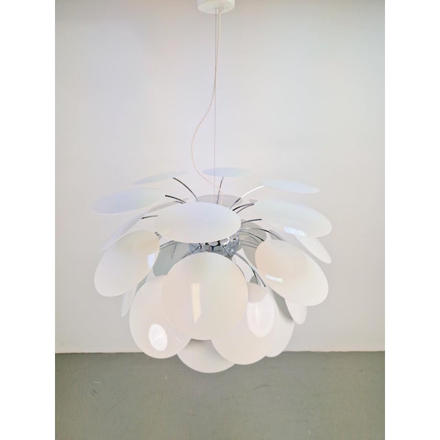 White Discocó Pendant Lamp by Christophe Mathieu for Marset, 2000s For Sale - Image 13 of 18