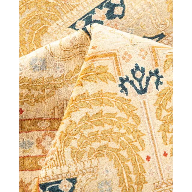 Textile Mogul, One-of-a-Kind Hand-Knotted Area Rug - Ivory, 8' 3" x 10' 2" For Sale - Image 7 of 8