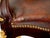 French Francois Linke Style Ormolu and Wood Leather Armchair For Sale - Image 10 of 18