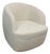 Goop for Cb2 Gwyneth Swivel Chair, Ivory Boucle For Sale