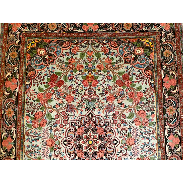 This bidjar (plant -colored) rug is made of cotton hand -made from cotton tub. Very fine and dense link with approx....