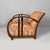 Art Deco Italian Armchairs in Wood and Fabric, 1930s, Set of 2 For Sale - Image 3 of 18