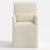Cloth & Company Stoffer Home x Cloth & Company Lindy Slipcover Dining Arm Chair in Relaxed Linen Cream For Sale - Image 4 of 7