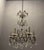 1940s Italian Silver Crystal Chandelier, 1940s For Sale - Image 5 of 17