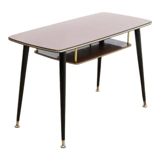 Mid Century Atomic Rectangle Coffee Side Table For Sale