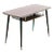 Mid Century Atomic Rectangle Coffee Side Table For Sale