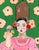 2020s Adele, Beekeeper’s Daughter, Swedish Style, Mid Century Modern Oil Portrait Painting by Alexandra Swistak For Sale - Image 5 of 6