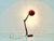 1970s Mid-Century Articulated Desk Lamp in Red, 1970s For Sale - Image 5 of 17