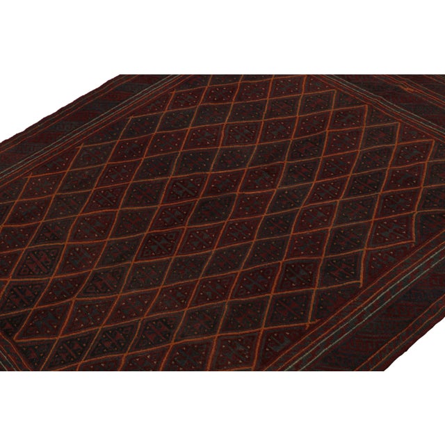 Rug & Kilim Rug & Kilim’s Afghan Baluch Tribal Rug in Red With Geometric Patterns For Sale - Image 4 of 8