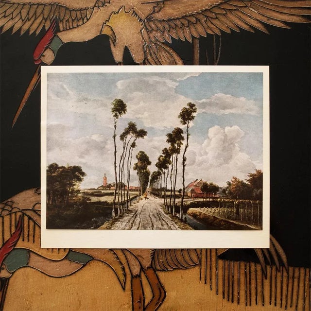American 1950s After M.Hobbema, "The Avenue of Middelharnis" First Edition Full-Color Print For Sale - Image 3 of 9