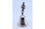 Metal Silver Table Bell with Reliefs and Harlequin Figure For Sale - Image 7 of 9