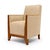 French, Art Deco Period Burled Ash Bergères, Burlap Upholstery For Sale - Image 4 of 9