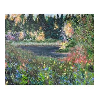 "Natures Peace" Contemporary Original Landscape Painting by Deb Bossert For Sale