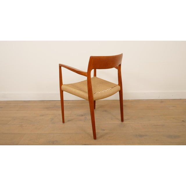 1960s Vintage Teak Model 57 Dining Chair by Niels Otto Moller for J.L. Møllers, 1960s For Sale - Image 5 of 13