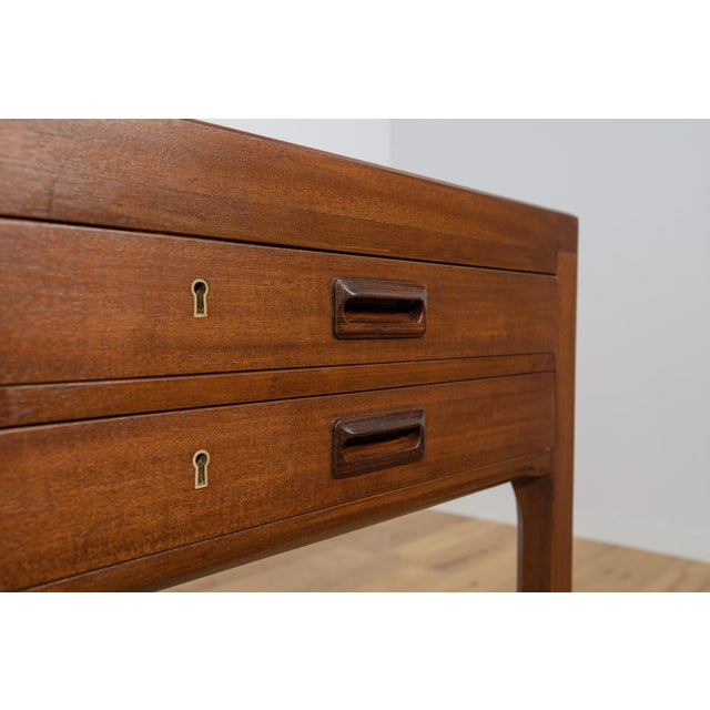 Mid-Century Teak Desk by Ejner Larsen & Aksel Bender Madsen for Willy Beck, Denmark, 1950s For Sale - Image 16 of 18