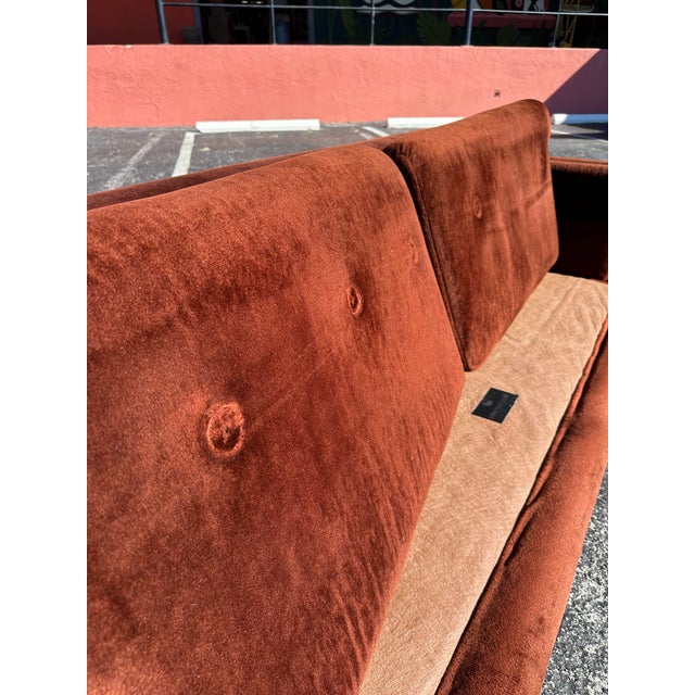 Vintage 1970’s Faux Fur Sofa For Sale - Image 11 of 11