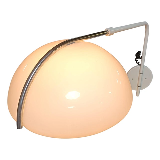 Vintage Wall Lamp attributed to Luigi Massoni for Guzzini, 1970s For Sale