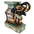 Vintage Chinoiserie Celadon & Black Ceramic Elephant Glazed Plant Stands / Bookends - A Pair For Sale - Image 10 of 13