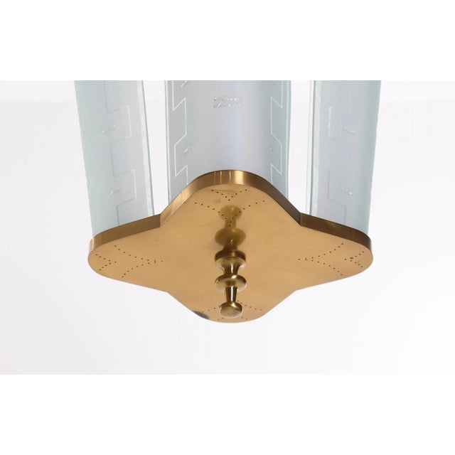 Bo Notini Ceiling Lamp attributed to Glössner, Sweden, 1950s For Sale - Image 4 of 10