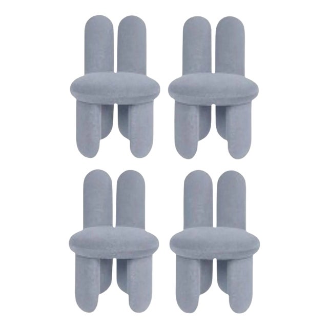 Gentle 733 Glazy Chairs by Royal Stranger, Set of 4 For Sale