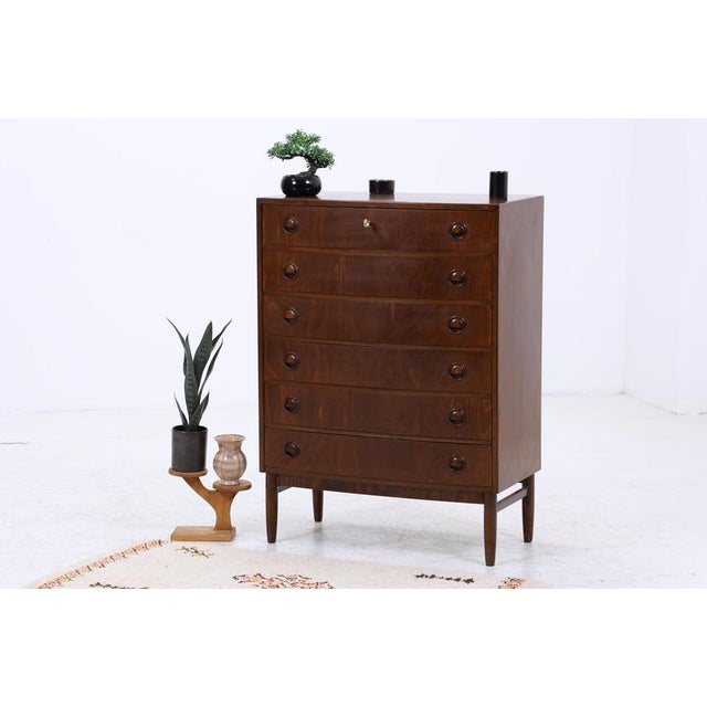 Mid-Century Danish Wooden Chest of Drawers, 1960s For Sale - Image 12 of 12