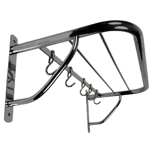 Small Chrome-Plated Coat Rack, Czechoslovakia, 1960s