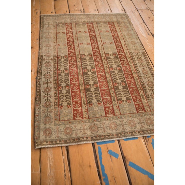 Coffee Distressed Bijar Rug - 2'9" x 4'1" For Sale - Image 8 of 8
