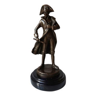 Gladenbeck, Napoleon Bonaparte Sculpture, 1920s, Bronze For Sale
