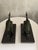 Art Deco Bronze Crane Bookends with Marble Bases by H. Garreau Auxerre Label, France, 1930s, Set of 2 For Sale - Image 6 of 11