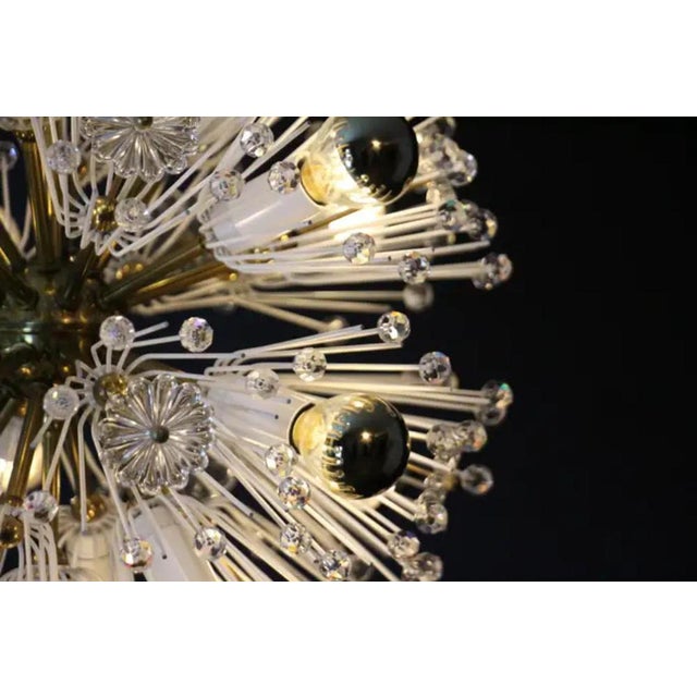 Sputnik Snowball Dandelion Chandelier Emil Stejnar for Nikoll, 1950s For Sale - Image 6 of 14