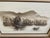 Black Framed Asian Harbor Scene Ink Wash Drawing Fishing Boats Landscape For Sale - Image 8 of 11