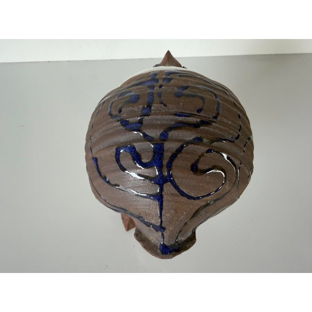 Susan Davis Cape Cod Art Pottery Handcrafted Seagull Bird Sculpture, Signed For Sale - Image 11 of 12