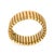 Vintage 18k Yellow Gold Tubogas Style Band, Size 7 For Sale In Los Angeles - Image 6 of 6